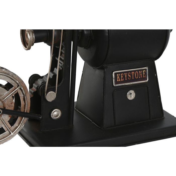 Decoracion Vintage DKD Home Decor Negro Plateado 11 x 24.5 x 23.5 cm Decoracion Vintage DKD Home Decor Negro Plateado 11 x 24.5 x 23.5 cm