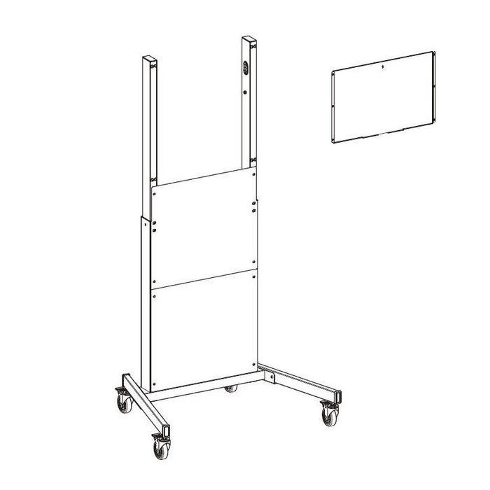 Vivolink Mobile Base Stand for Vivolink FlexiLift w/4" casters 1 Vivolink Mobile Base Stand for Vivolink FlexiLift w/4" casters 1