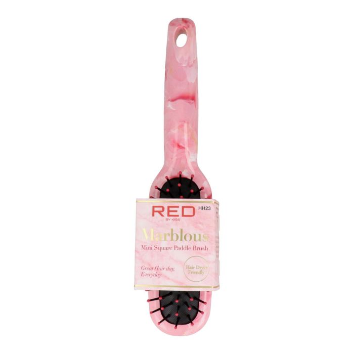 Red Kiss Marblous Mini Square Paddle Brush