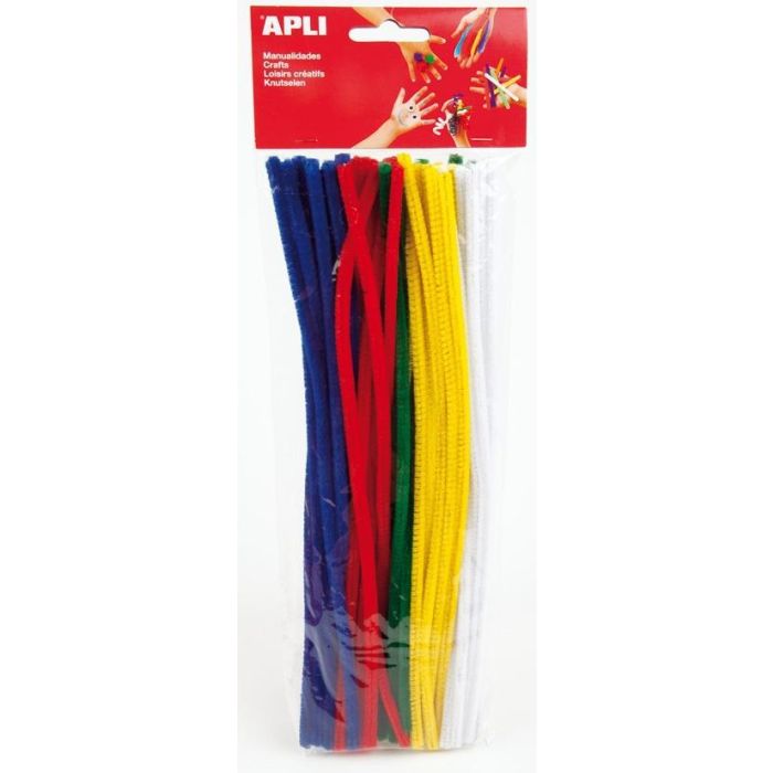 Apli Limpiapipas 300x6 mm Colores Surtidos -50U- Apli Limpiapipas 300x6 mm Colores Surtidos -50U-