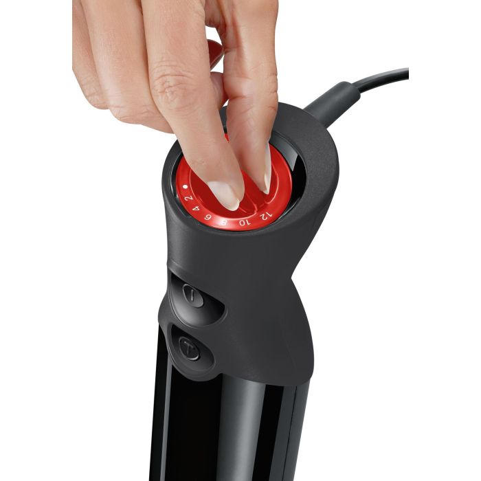 BOSCH MS6CB6110 Batidora de Mano ErgoMixx 1000W, 12 Velocidades + Turbo, Vaso Batidor, Negra 3 BOSCH MS6CB6110 Batidora de Mano ErgoMixx 1000W, 12 Velocidades + Turbo, Vaso Batidor, Negra 3