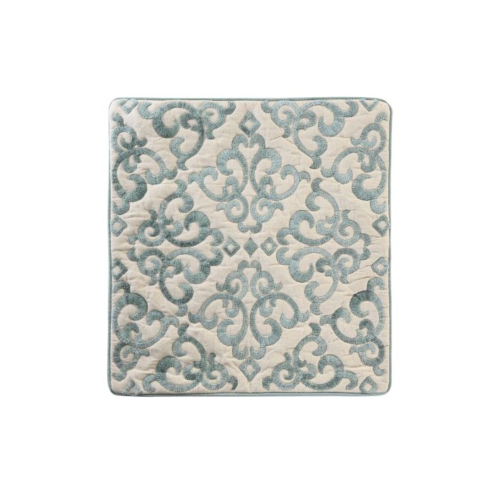 DKD Home Decor Funda de Cojín Tradicional de Polyester Azul con Cremallera 50 x 50 cm 4 DKD Home Decor Funda de Cojín Tradicional de Polyester Azul con Cremallera 50 x 50 cm 4