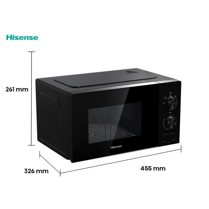 Microondas Hisense H20MOBP1 Negro 700 W 20 L 1