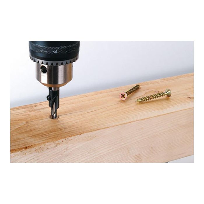 Wolfcraft Broca de taladro para madera ø3,50 / ø5,00 / ø9,50 mm 1