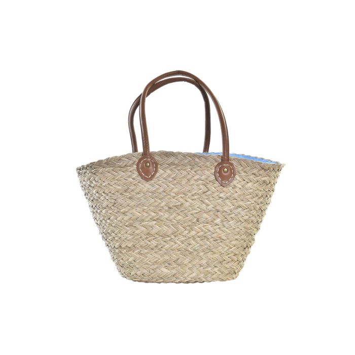 DKD Home Decor Capazo Bolso Mediterráneo Seagrass Azul Rosa Surtido con Cremallera 56x27x30 cm Pack 4 Unidades 3 DKD Home Decor Capazo Bolso Mediterráneo Seagrass Azul Rosa Surtido con Cremallera 56x27x30 cm Pack 4 Unidades 3