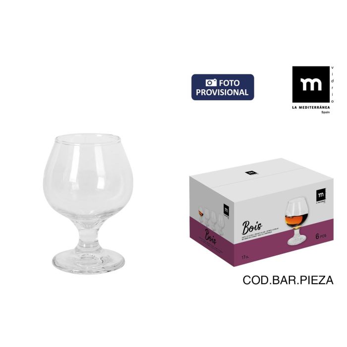 Copa Brandy Bois 170 ml - La Mediterranea (72 Unidades) Copa Brandy Bois 170 ml - La Mediterranea (72 Unidades)