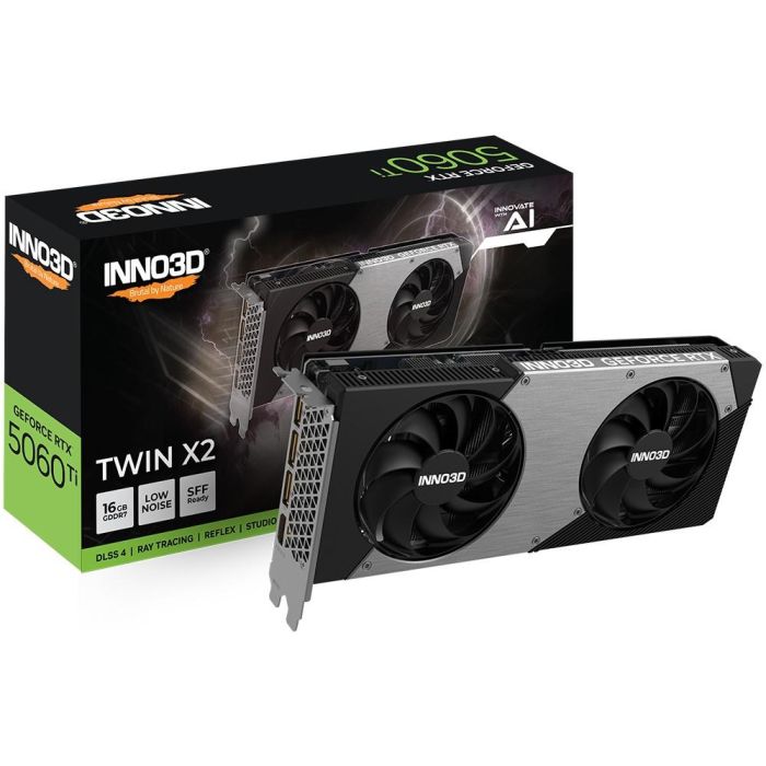 Inno3D GeForce RTX 5060 Ti TWIN X2 16GB GDDR7 PCI Express 5.0 2 Inno3D GeForce RTX 5060 Ti TWIN X2 16GB GDDR7 PCI Express 5.0 2