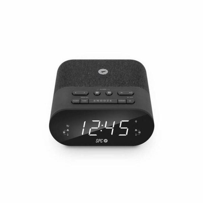 Reloj Despertador con Cargador Inalámbrico SPC 1 (1 unidad) 5 Reloj Despertador con Cargador Inalámbrico SPC 1 (1 unidad) 5