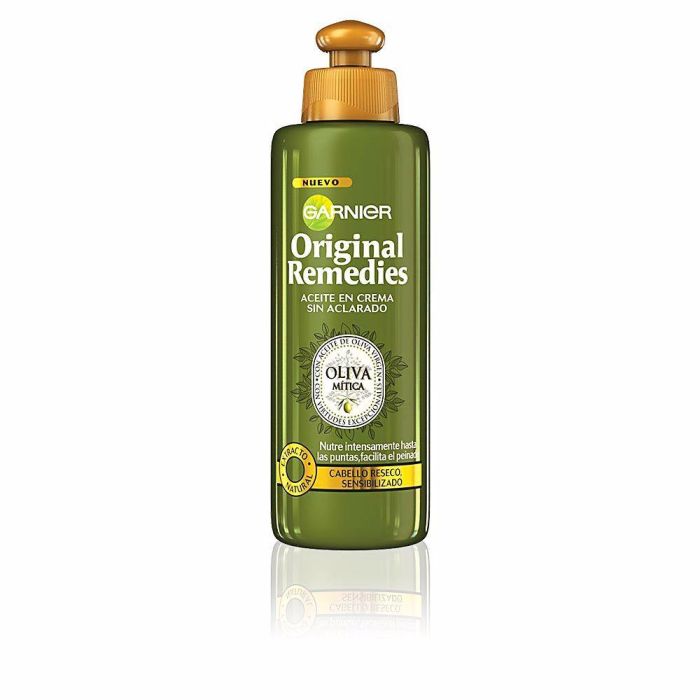 Garnier Crema sin Aclarado Oliva Mítica 200 ml - Tratamiento Hidratante y Reparador para Cabello Seco y Sensibilizado Garnier Crema sin Aclarado Oliva Mítica 200 ml - Tratamiento Hidratante y Reparador para Cabello Seco y Sensibilizado