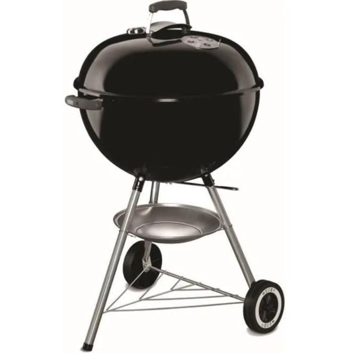 Barbacoa de carbón Kettle original Ø57 cm - WEBER - Acero cromado - Negro Barbacoa de carbón Kettle original Ø57 cm - WEBER - Acero cromado - Negro