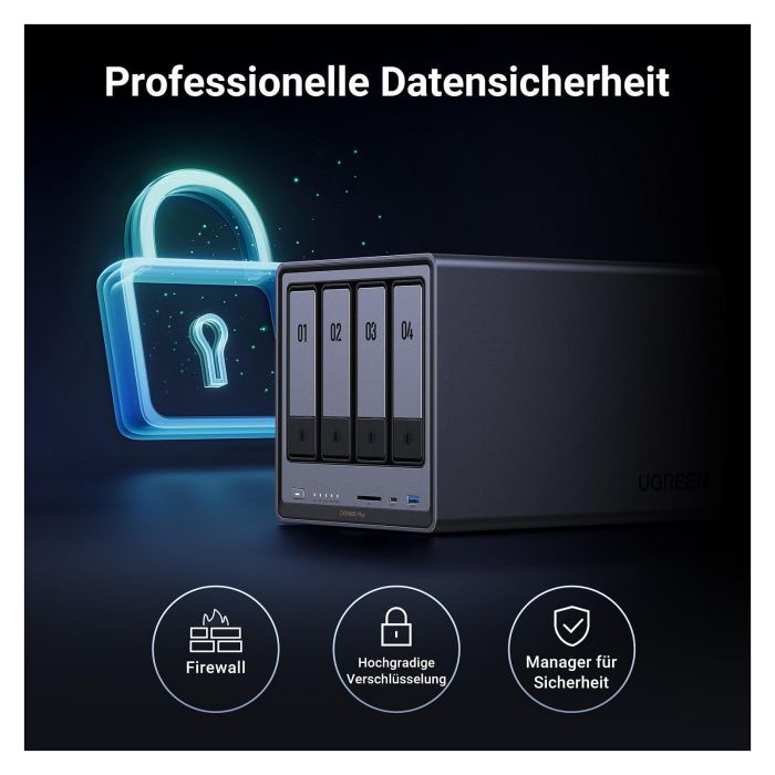 Ugreen NASync DXP4800 Plus NAS Escritorio Intel Pentium Gold 8505 8 GB DDR5 6