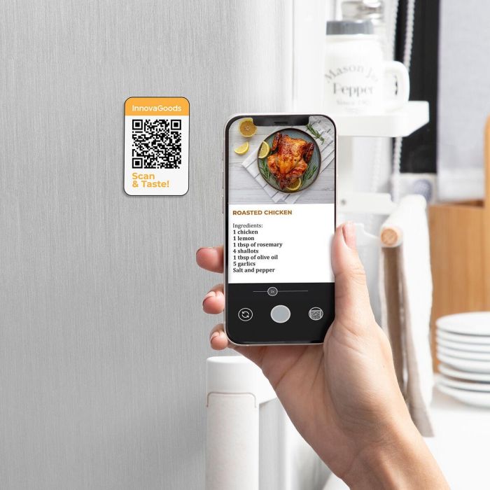 Freidora de Aire InnovaGoods Fryinn View 6500 Negro 1700 W 6,5 L Acero Inoxidable 7 Freidora de Aire InnovaGoods Fryinn View 6500 Negro 1700 W 6,5 L Acero Inoxidable 7