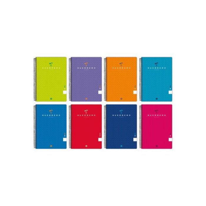 Bloc Guerrero Tapa Normal 4º 80H Horizontal 90G Col.Surt. (Set de 10)