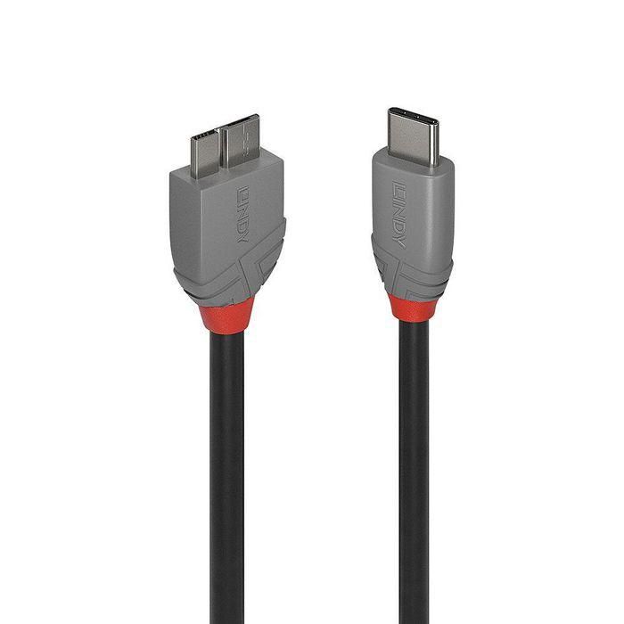 Lindy 2m USB 3.2 Type C to Micro-B Cable, Anthra Line Lindy 2m USB 3.2 Type C to Micro-B Cable, Anthra Line