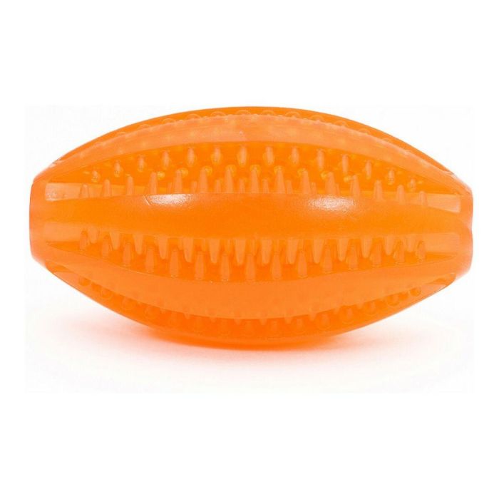 Gloria Pelota Dental Rugby TPR para Perros 9cm. Juguete Resistente Limpieza Dientes Anti Sarro Rellenable Premios Ansiedad 7 Gloria Pelota Dental Rugby TPR para Perros 9cm. Juguete Resistente Limpieza Dientes Anti Sarro Rellenable Premios Ansiedad 7