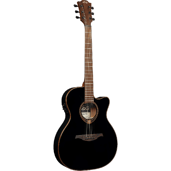 Guitarra Acústica Lâg Auditorium Slim Cutaway Tramontane 118 A/E - Negra 0 Guitarra Acústica Lâg Auditorium Slim Cutaway Tramontane 118 A/E - Negra 0