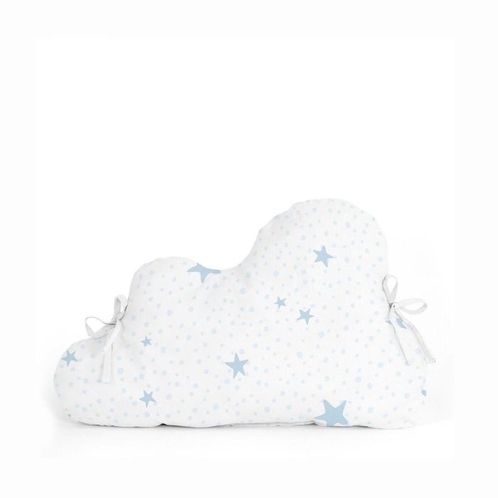 Protector de Cuna HappyFriday Basic Kids Little star Azul 60 x 40 cm