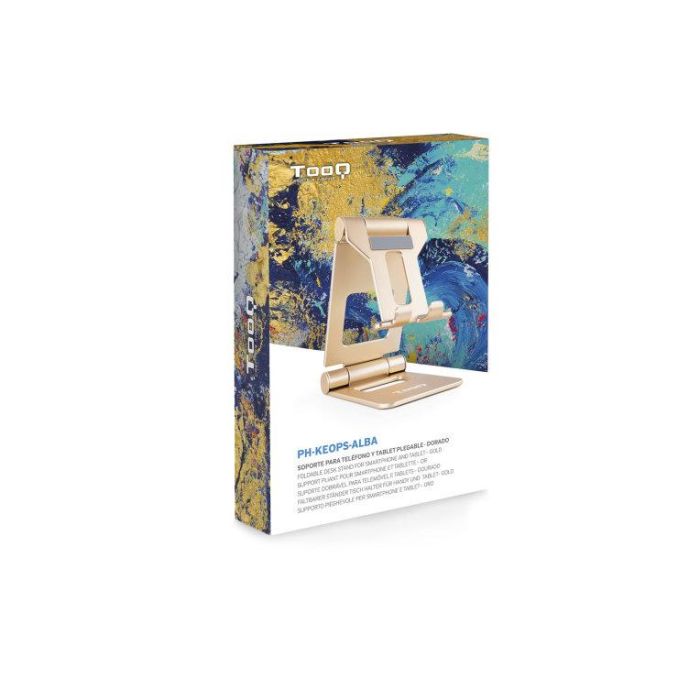 Soporte Sobremesa Tooq Telefono Tablet Plegable 5 Soporte Sobremesa Tooq Telefono Tablet Plegable 5