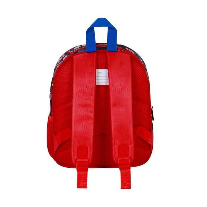 Karactermania Mochila 3D Capitán América Patriot, Mochila Preescolar con Relieve Frontal y Bolsillo Lateral, Multicolor, 26 x 11 x 31 cm 3