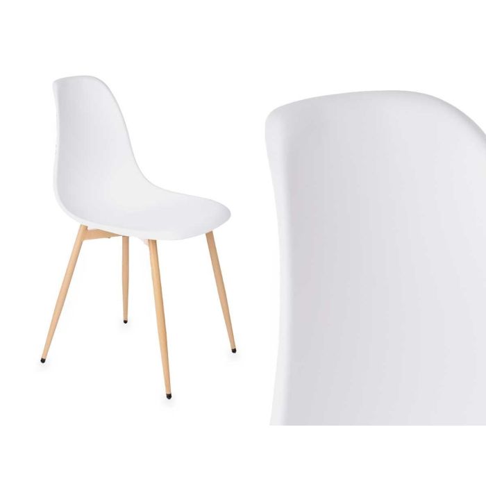 Silla Blanca Giftdecor 52X82CM (4 Unidades) 1 Silla Blanca Giftdecor 52X82CM (4 Unidades) 1