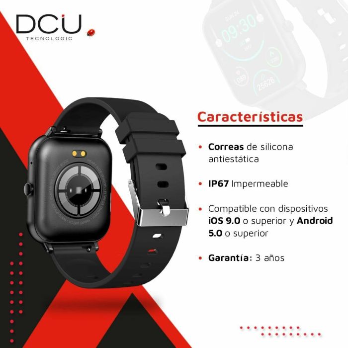 Smartwatch DCU CURVED GLASS PRO 1,83" Negro 1 Smartwatch DCU CURVED GLASS PRO 1,83" Negro 1