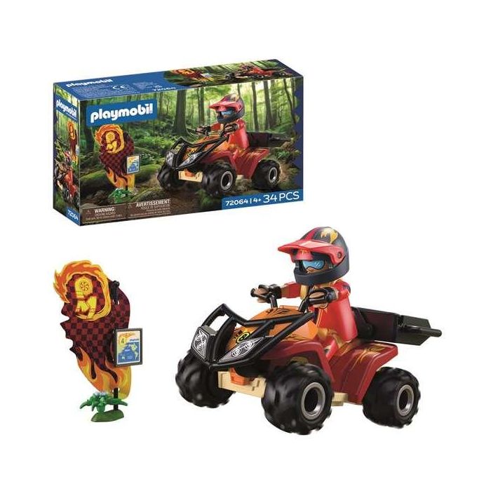 Playmobil City Action Quad Todoterreno, Vehículo de Juguete para Niños de 4 a 10 Años Playmobil City Action Quad Todoterreno, Vehículo de Juguete para Niños de 4 a 10 Años