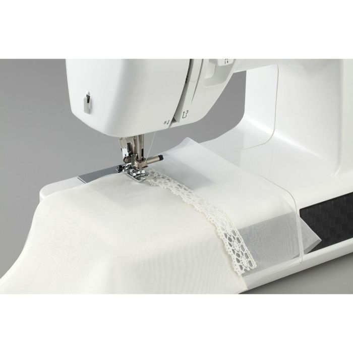 Brother HF27 Máquina de coser, 27 puntos, ojal automático, enhebrado aguja, iluminación LED, brazo libre, Blanco 1 Brother HF27 Máquina de coser, 27 puntos, ojal automático, enhebrado aguja, iluminación LED, brazo libre, Blanco 1