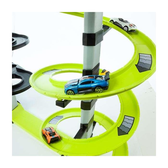 Molto Parking 5 plantas 152 cm de largo incluye 5 coches para niños a partir de 3 años 4