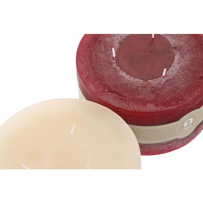 Vela Navidad Tradicional DKD Home Decor Crema Rojo 15 x 7.5 x 15 cm (6 Unidades) 2 Vela Navidad Tradicional DKD Home Decor Crema Rojo 15 x 7.5 x 15 cm (6 Unidades) 2