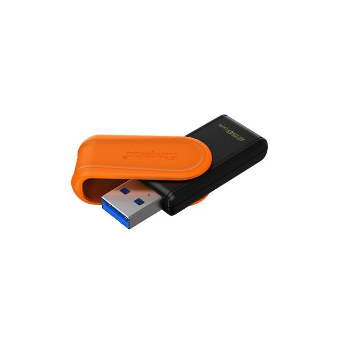 Kingston Technology DataTraveler 256GB Portable USB 3.2 Gen 1 Exodia S (Black/Orange) 1 Kingston Technology DataTraveler 256GB Portable USB 3.2 Gen 1 Exodia S (Black/Orange) 1
