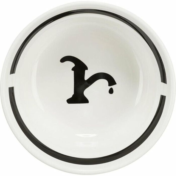 Comedero para Perro Trixie Blanco Negro Ø 13 cm 250 ml 5 Comedero para Perro Trixie Blanco Negro Ø 13 cm 250 ml 5