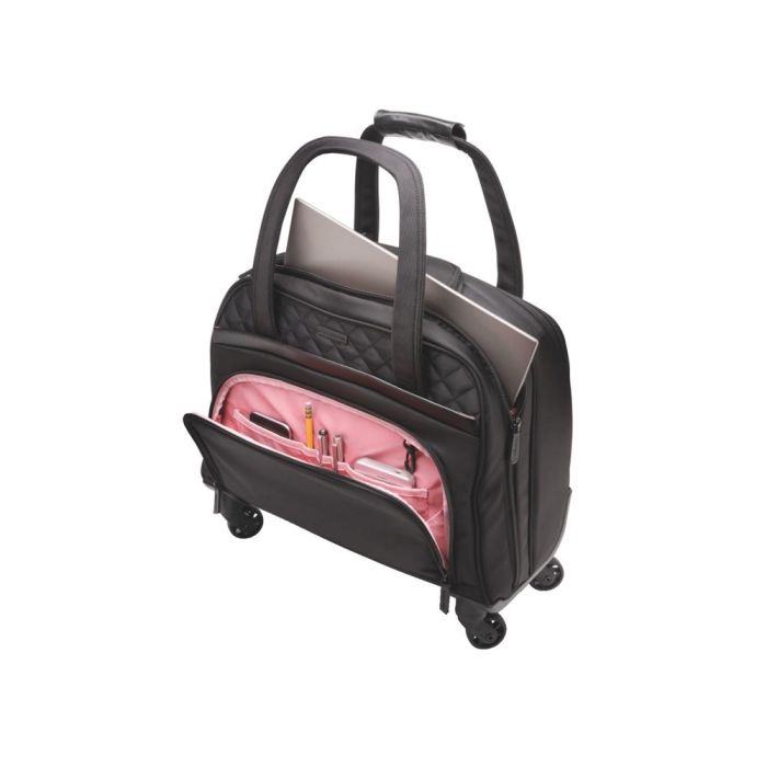 Maletin Para Portatil Kensington Con Ruedas Señora Contour 2.0 Executive Bal Spinner 15,6-' Negro - Rosa 3