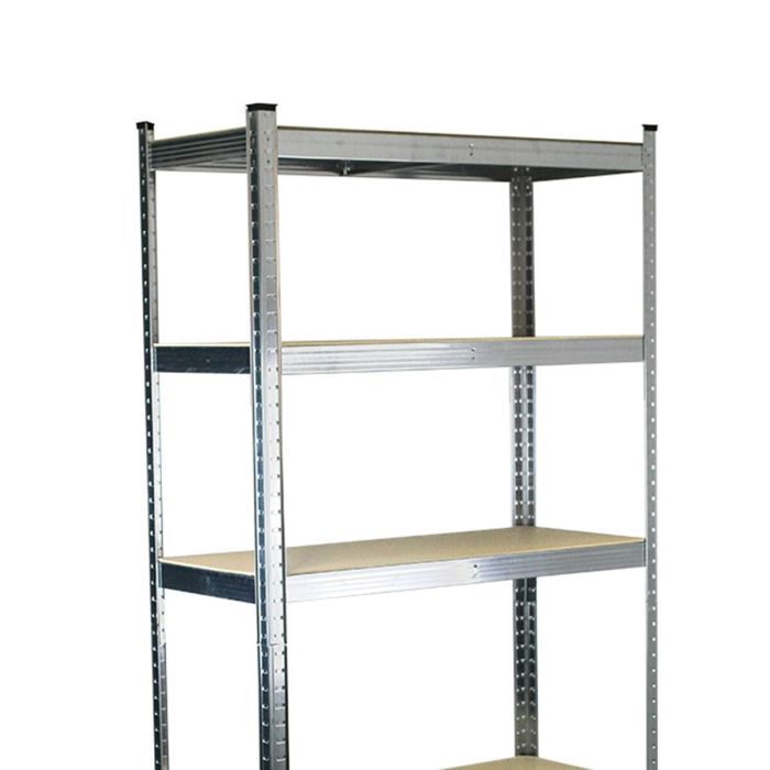 Estantería Ferrestock 875 Kg 90 x 40 x 180 cm Gris Madera Acero Galvanizado Madera MDF 5 Estantes 3 Estantería Ferrestock 875 Kg 90 x 40 x 180 cm Gris Madera Acero Galvanizado Madera MDF 5 Estantes 3