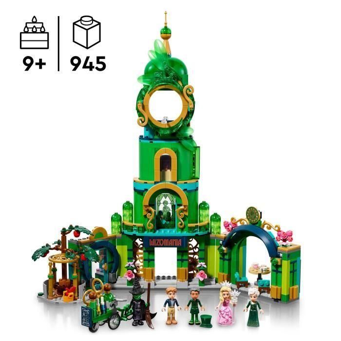 LEGO Wicked 75684 Bienvenido a Emerald City - Juguete coleccionable con Glinda y Elphaba 1