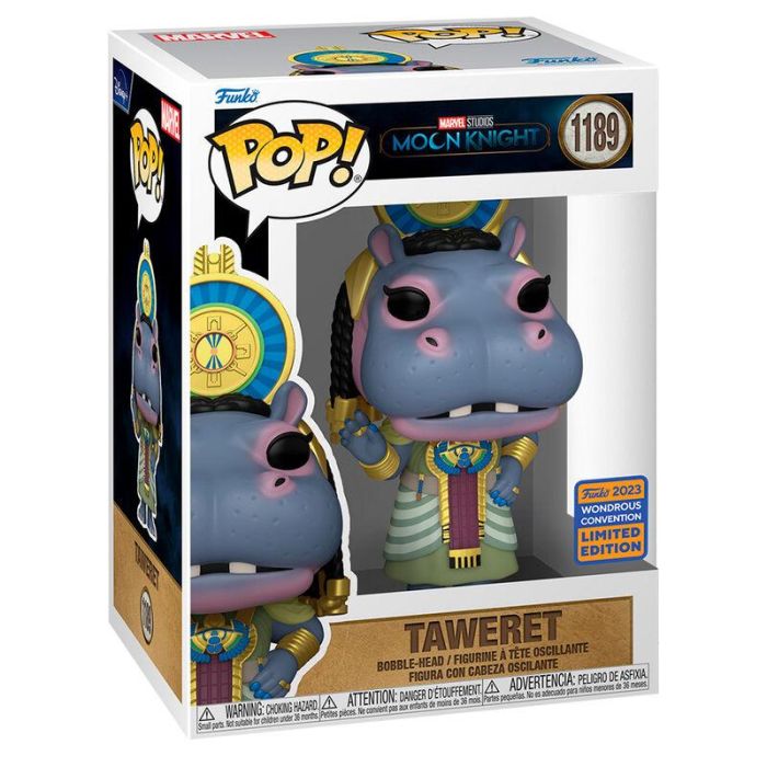 Funko POP Marvel Moon Knight Tawaret Exclusive - Figura de Vinilo de 9cm