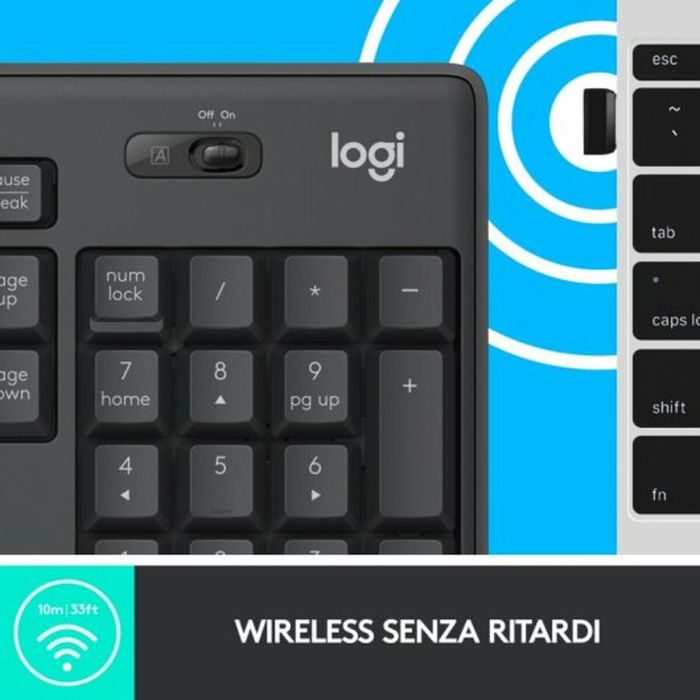 Teclado Logitech Negro QWERTY 5