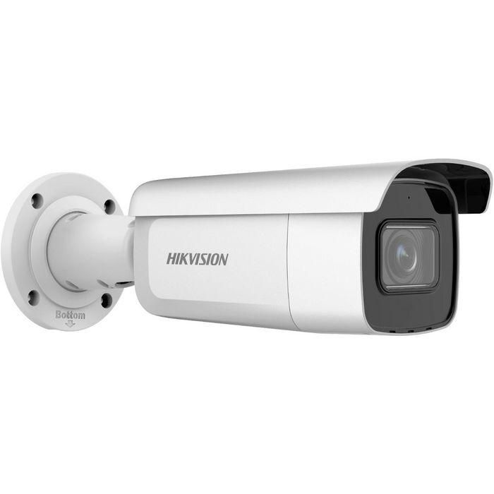 Hikvision Cámara IP Bullet 4MP AcuSense 2.8-12mm Antivandálica IR60 WDR H.265+ IK10 IP67 PoE con Audio y Alarma 0 Hikvision Cámara IP Bullet 4MP AcuSense 2.8-12mm Antivandálica IR60 WDR H.265+ IK10 IP67 PoE con Audio y Alarma 0