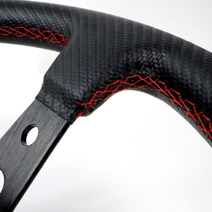 Volante Desplazado Mod. Track Vinilo Carbon Look Brazos Negros Occ Motorsport OCCVOL011 3 Volante Desplazado Mod. Track Vinilo Carbon Look Brazos Negros Occ Motorsport OCCVOL011 3
