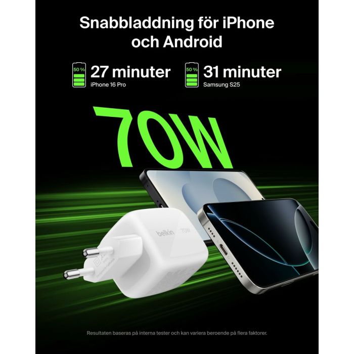 Cable USB Belkin Blanco 5