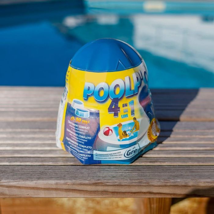Gre Dosificador flotante para piscinas desmontables 0-10 m³, 250 g - Higienizante, antibacterias, antialgas y floculante 2