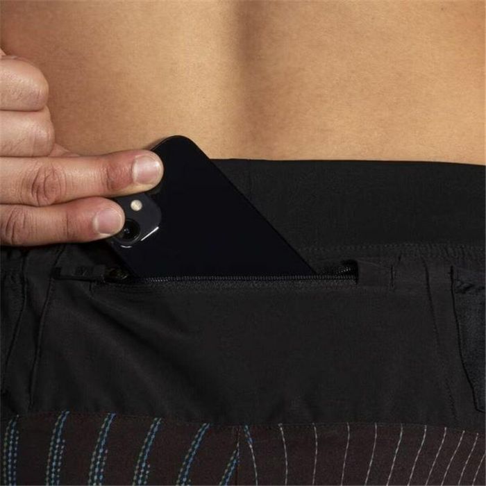 Pantalones Cortos Deportivos para Hombre Brooks Sherpa 5" Negro XL 3
