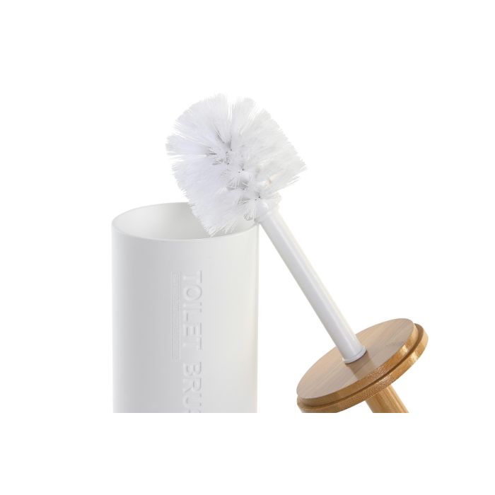 DKD Home Decor Escobillero Básicos de PP y Bambú Blanco y Natural 9x35.5x9 cm 2 DKD Home Decor Escobillero Básicos de PP y Bambú Blanco y Natural 9x35.5x9 cm 2