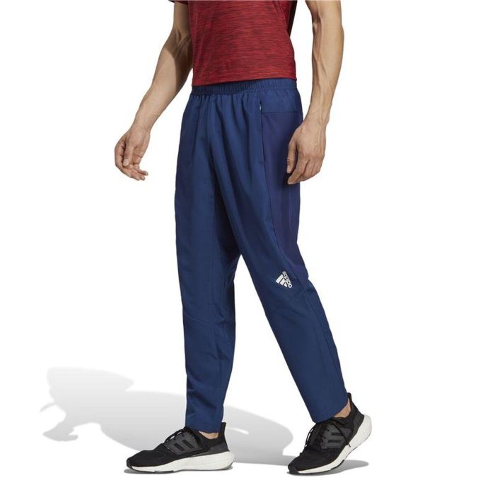 Pantalón Largo Deportivo Adidas Designed For Movement Azul Hombre 5