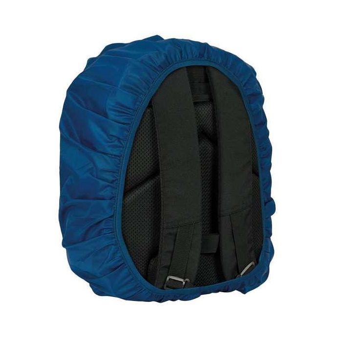 Safta Funda Impermeable para Mochila Grande 32x50x40cm Poliéster Repelente Agua Azul Marino 1