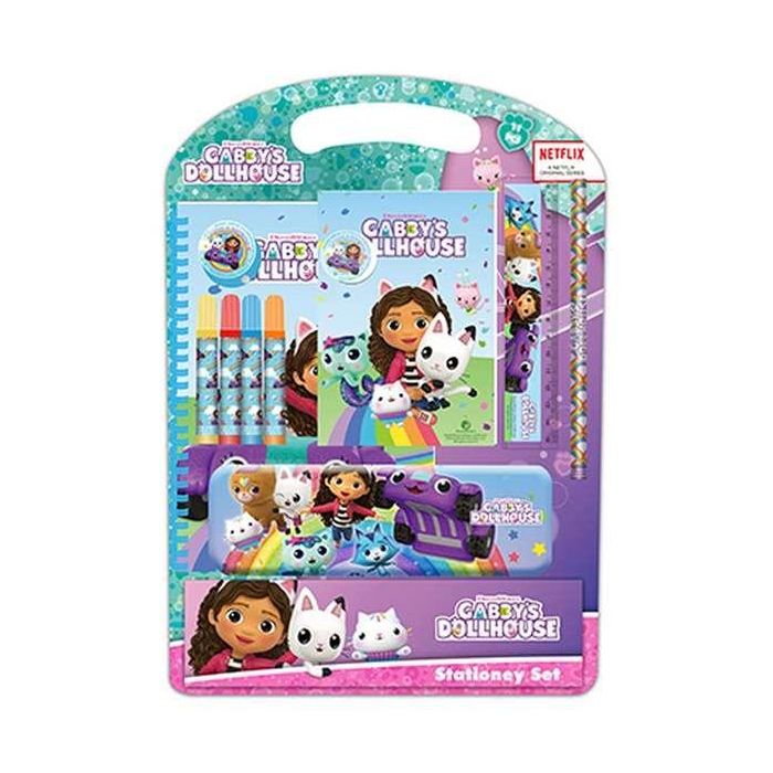 Set escritura gabby's dollhouse "confetti" 27x37,5x3 cm 0 Set escritura gabby's dollhouse "confetti" 27x37,5x3 cm 0