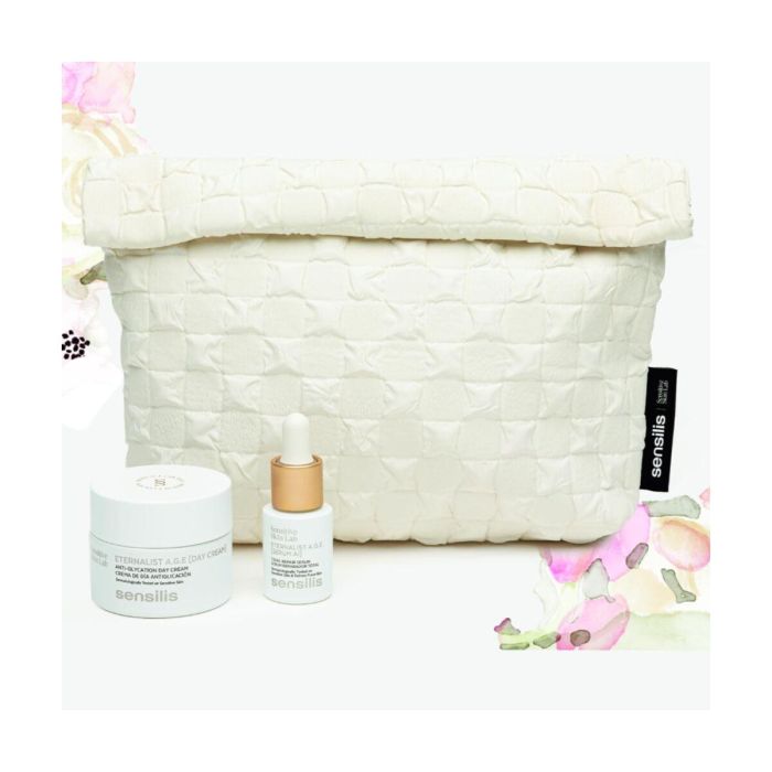 Sensilis Eternalist A.G.E Crema de Día Anti-Edad Avanzado 3 pz: Crema 50ml + Sérum 15ml + Neceser 1 Sensilis Eternalist A.G.E Crema de Día Anti-Edad Avanzado 3 pz: Crema 50ml + Sérum 15ml + Neceser 1
