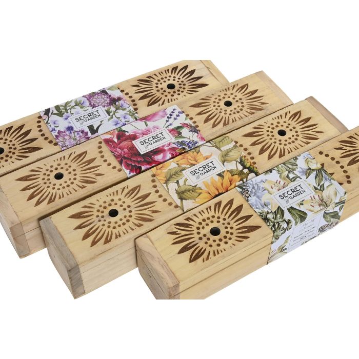 Soporte Incienso Shabby DKD Home Decor Marron Claro 6 x 5 x 31 cm Set de 10 (8 Unidades) 1 Soporte Incienso Shabby DKD Home Decor Marron Claro 6 x 5 x 31 cm Set de 10 (8 Unidades) 1