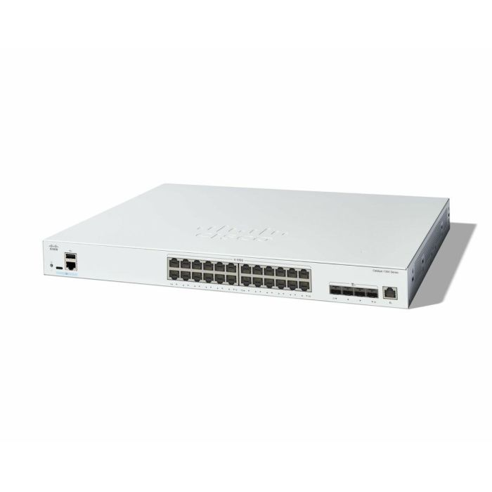 Cisco CATALYST 1300 24-PORT 10GE Switch Gestionado L2/L3 Montaje en Rack 20x10GbE + 4xSFP+ 0 Cisco CATALYST 1300 24-PORT 10GE Switch Gestionado L2/L3 Montaje en Rack 20x10GbE + 4xSFP+ 0