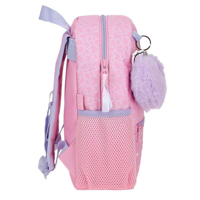 Mochila Hearts & Dots Hello Kitty 28cm adaptable 1 Mochila Hearts & Dots Hello Kitty 28cm adaptable 1