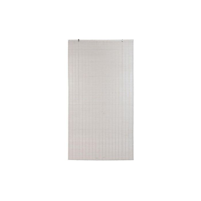 Estor Enrollable DKD Home Decor Barnizado Blanco Bambú 120 x 2 x 230 cm 4